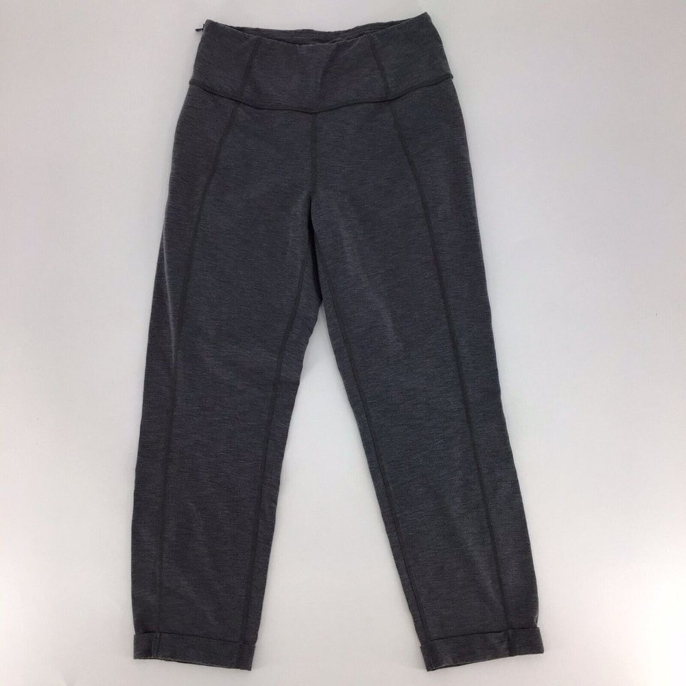 Lucy Powermax Womens Size Small Gray Workout Athletic Capri Pant 23.5" Inseam